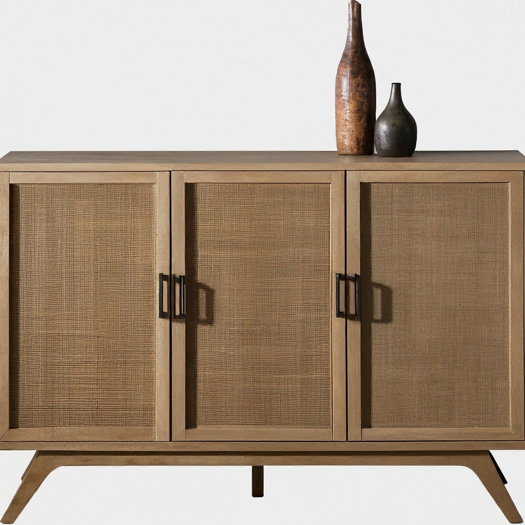 Kyoto Fluted Wood Sideboard & TV Unit